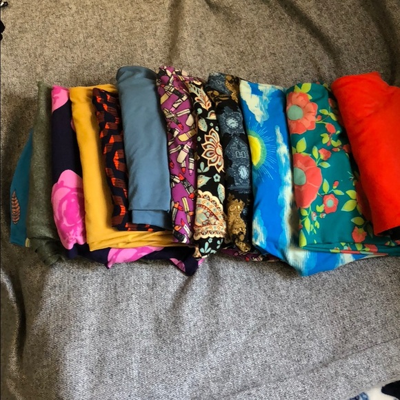 LuLaRoe NWOT tall and curvy leggings xl LOT OF 12 - Picture 6 of 7